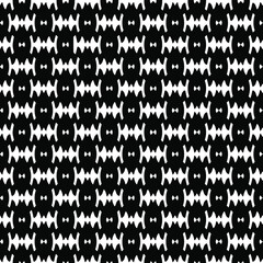 vector seamless pattern with triangular elements. abstract ornament for wallpapers and backgrounds. Black and white colors.