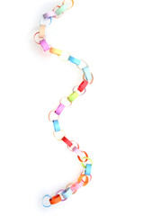 Paper colorful chains