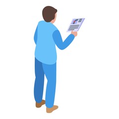 Arthritis documents icon. Isometric of Arthritis documents vector icon for web design isolated on white background