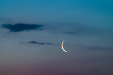 moon and clouds