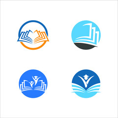 set bundle accounting financial logo design 