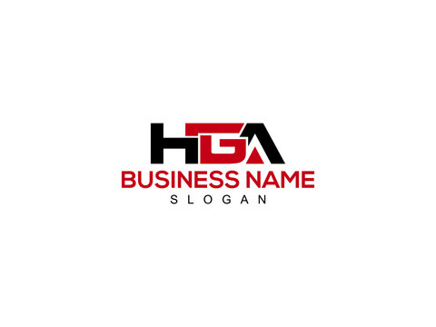 Letter HGA Logo Icon Design For Kind Of Use