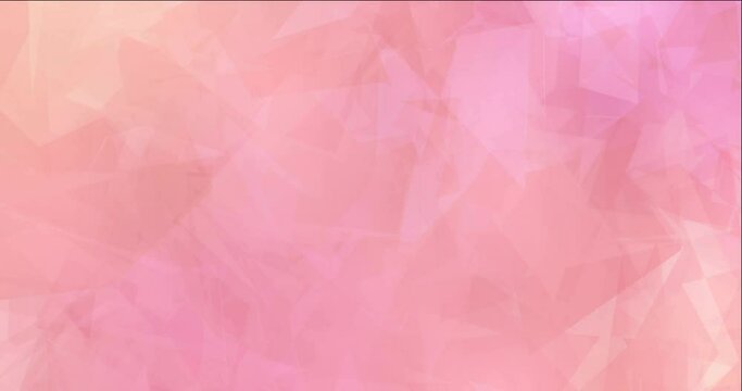 4K looping light pink, yellow polygonal flowing video. Abstract holographic concept in motion style. Clip for your commercials. 4096 x 2160, 30 fps. Codec Photo JPEG.