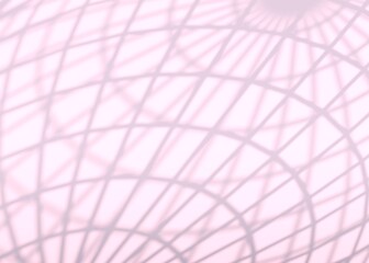 Abstract wall light with shadows, 3d illustration, 3d rendering