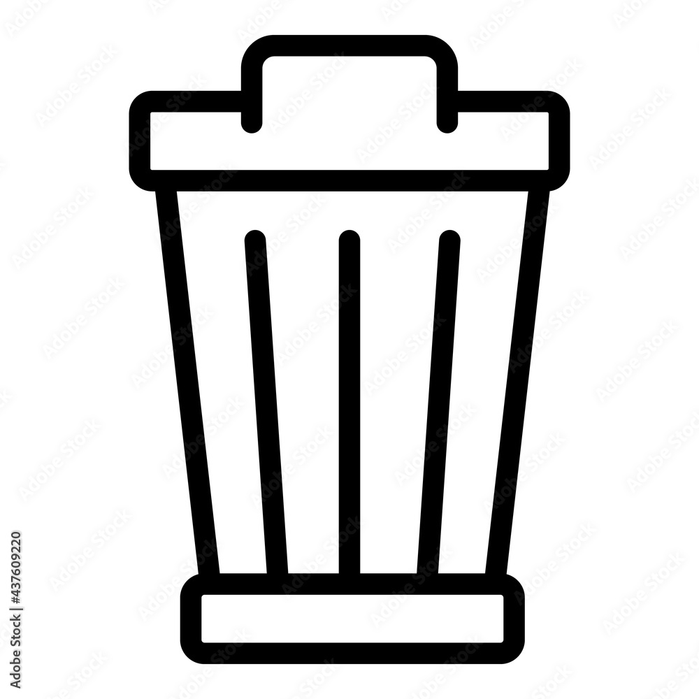 Poster filter search recycle icon. outline filter search recycle vector icon for web design isolated on whi
