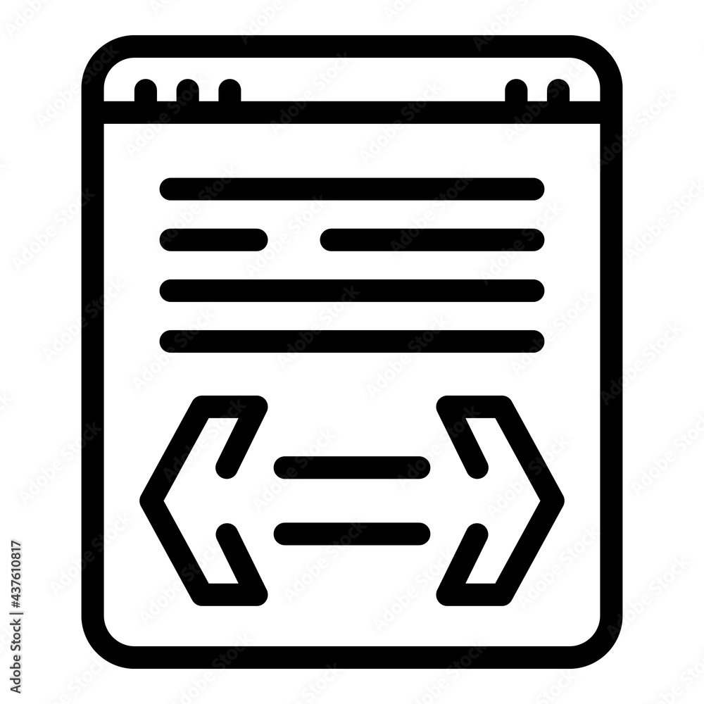 Poster brainstorming online icon. outline brainstorming online vector icon for web design isolated on white