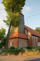 Fototapeta na wymiar Olsztyn. Gutkowo. Kościół św. Wawrzyńca. Polska - Mazury - Warmia.
