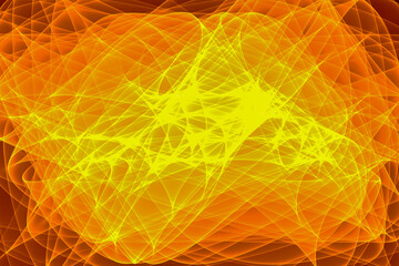 Abstract colorful red orange and yellow wave background.