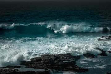 Beautiful waves at Skaill Bay, Orkney