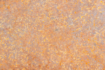 Rusty iron sheet with place for text .