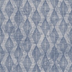 Naadloze Franse blauwe geometrische boerderij linnen achtergrond. Provence grijze rustieke romantische geweven patroontextuur. Shabby chique stijl ton-sur-ton cottage-vorm textielprint.