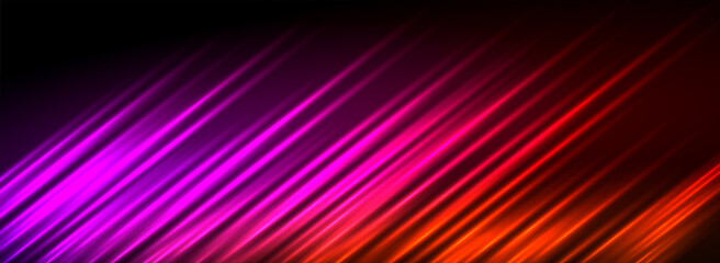 Abstract Shinny Random Various Colorful Lines Background Design