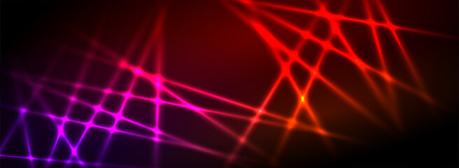 Abstract Shinny Random Various Colorful Lines Background Design