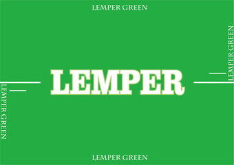 green lemper which is a natural flavor from plants.