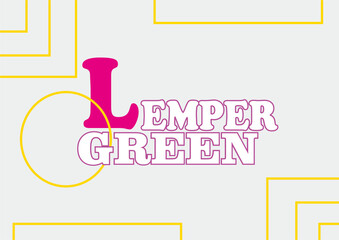 Lemper where there is a yellow line as an affirmation of the nuances of the place and also the color.