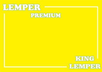 premium lemper where there is a line to enrich an image created and a color that supports it as a background.