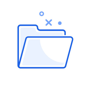 documents folder outline icon