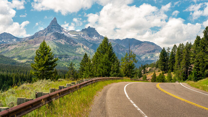 Beartooth Scenic Byway - Pilot and Index Peak in the Absaroka Range