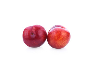 Sherry berry fruit isolated on white background
