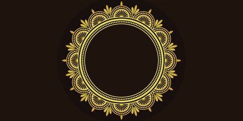 Islamic Luxury Ornament Mandala Background Template  Design.