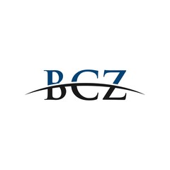 BCZ initial swoosh horizon, letter logo designs corporate inspiration