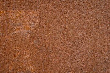 Grunge rusted metal texture, rust, and oxidized metal background. Old metal iron panel
