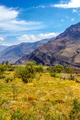 MOUNTAINS IN PERUVIAN ALPES 