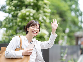 タクシー・女性