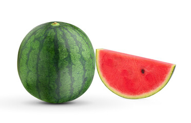 watermelon isolated on white background