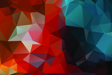 low poly abstract background vector