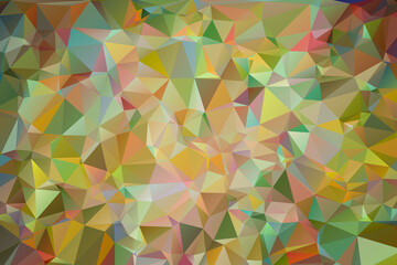 Geometric colorful background with triangular polygons. Abstract design. low poly Vector illustration.