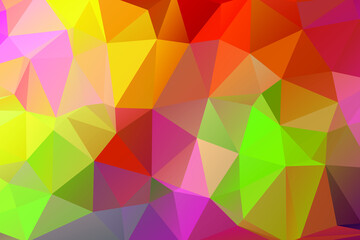 Geometric colorful background with triangular polygons. Abstract design. low poly Vector illustration.