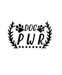 dog pwr svg tshirt design 