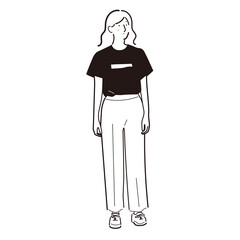 ボーイッシュな女性