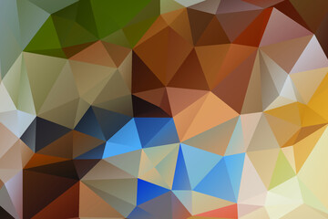 colorful low poly background