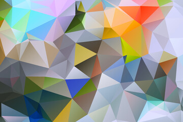 colorful low poly background
