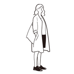 ラフな格好の女性