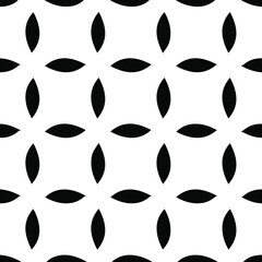  vector seamless pattern with triangular elements. abstract ornament for wallpapers and backgrounds. Black and white colors.