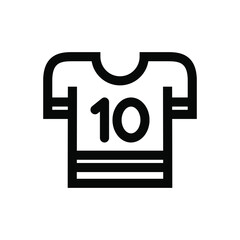 Football jersey icon