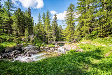 Mercantour National Park in France	