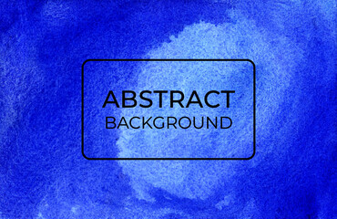 Abstract blue watercolor texture as background