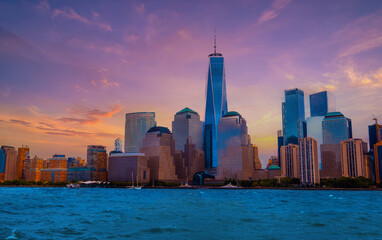 Obraz premium Manhattan skyline in New York City,USA