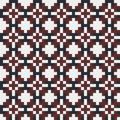 Abstract Cross Pattern generative computational art illustration