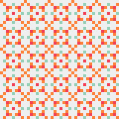 Abstract Cross Pattern generative computational art illustration