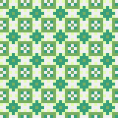 Abstract Cross Pattern generative computational art illustration