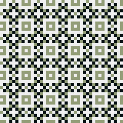 Abstract Cross Pattern generative computational art illustration