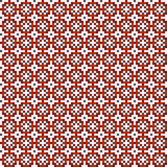 Abstract Cross Pattern generative computational art illustration