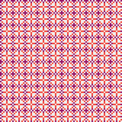 Abstract Cross Pattern generative computational art illustration