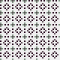 Abstract Cross Pattern generative computational art illustration