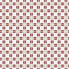 Fototapeta premium Abstract Cross Pattern generative computational art illustration